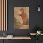 Minimal Abstract Embrace Romance Wall Art & Canvas Print