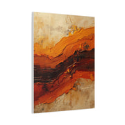 Impasto Terracotta Texture Statement Wall Art & Canvas Print