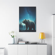 Midnight Wilderness Bear Under the Stars Wall Art & Canvas Prints
