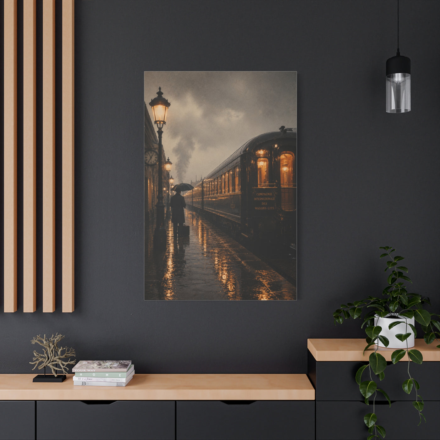 Classic European Night Train Journey Wall Art & Canvas Print