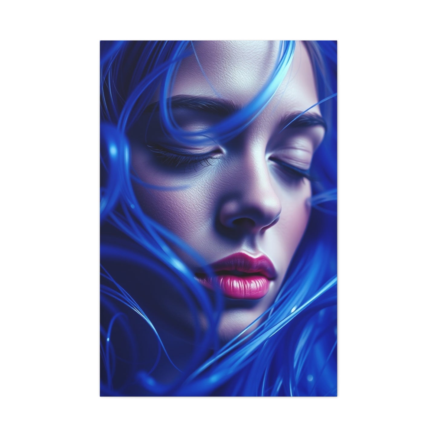 Supreme Collection Blue Music Art Wall Art & Canvas Print