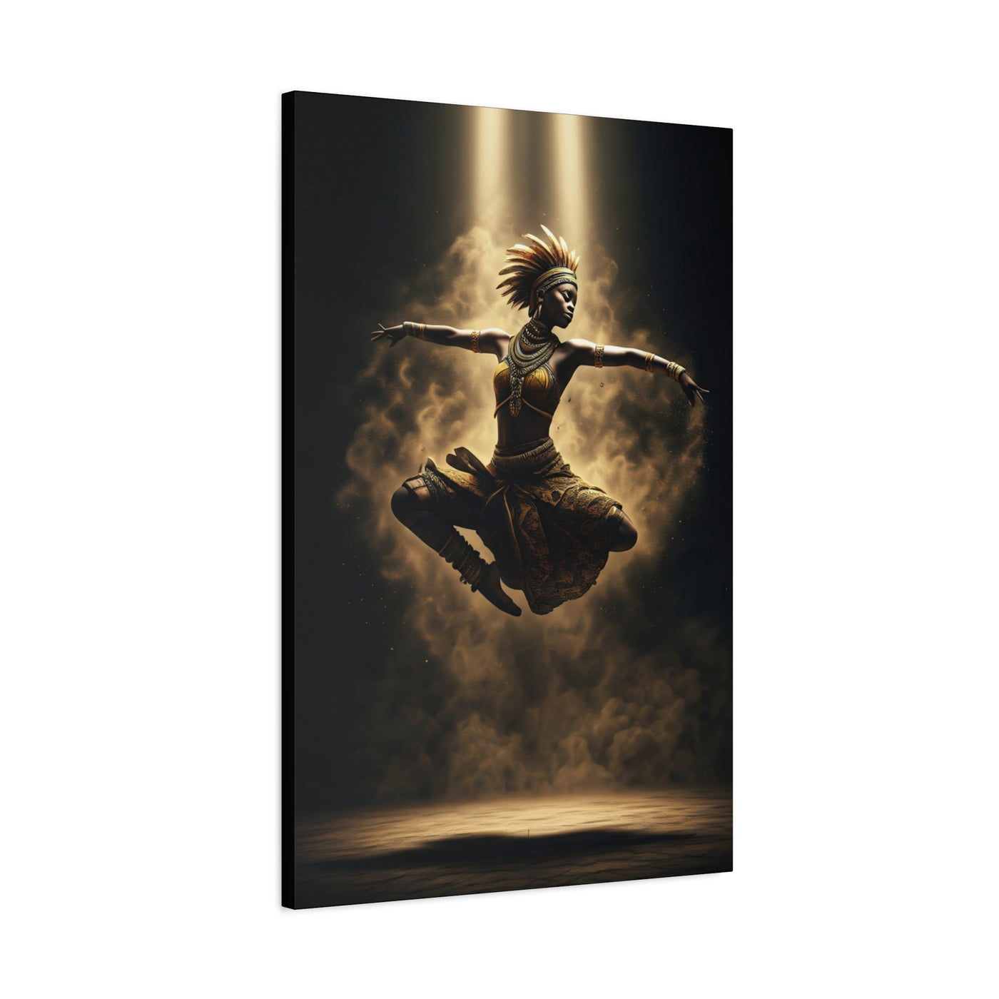 Spirit Dancer in Golden Mist Wall Art & Canvas Prints