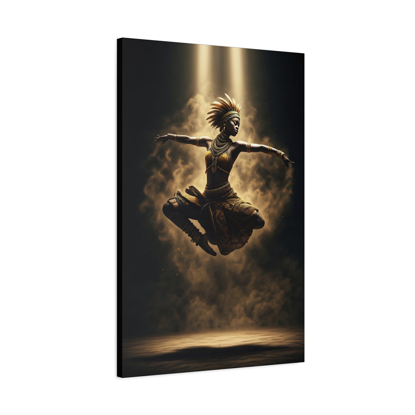 Spirit Dancer in Golden Mist Wall Art & Canvas Prints
