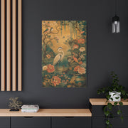 Golden Chinoiserie Garden Scene Wall Art & Canvas Print