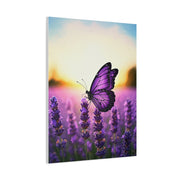 Lavender Field Purple Butterfly Wall Art & Canvas Prints