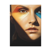 Modern Color Geometry Portrait Wall Art & Canvas Print