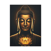 Shadowed Golden Buddha Elegance Wall Art & Canvas Prints