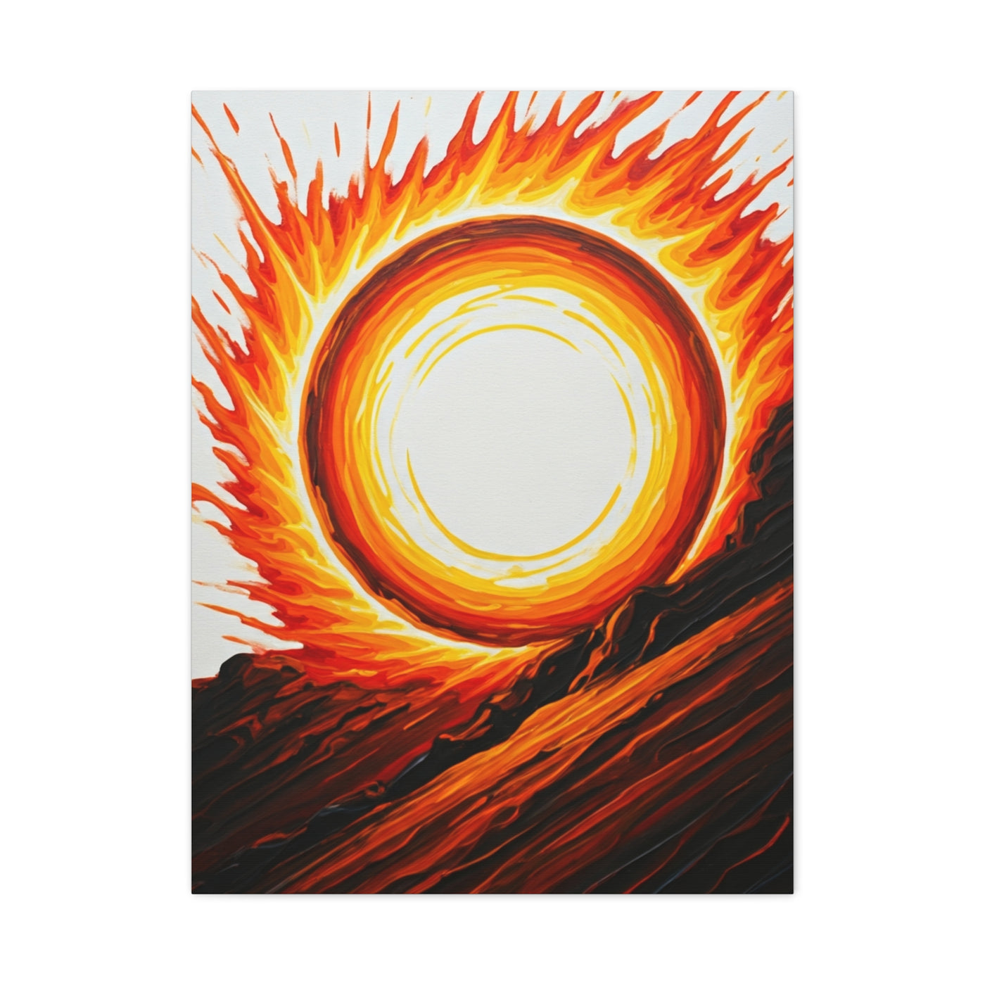 Solar Inferno Abstract Wall Art & Canvas Prints