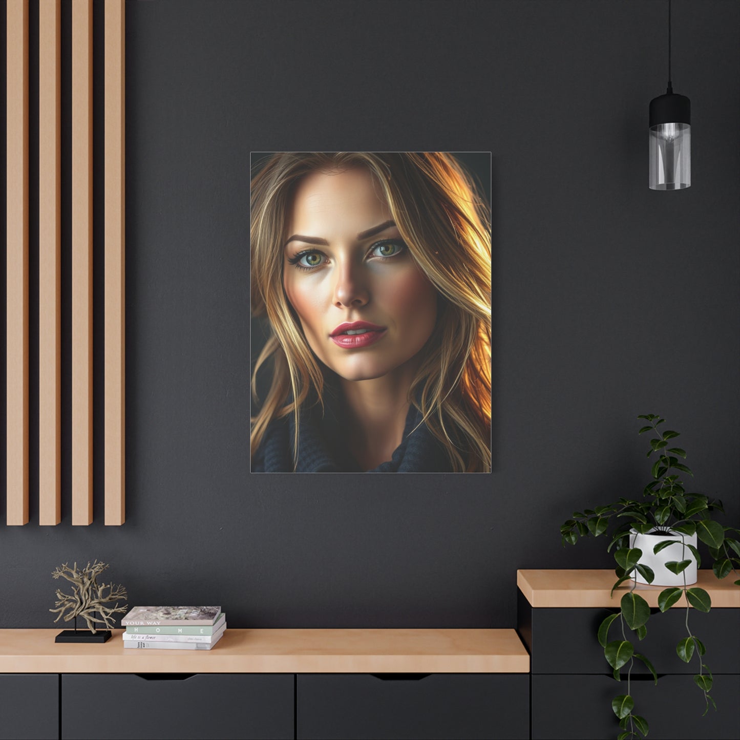 Gilded Moss Impression Wall Art & Canvas Print