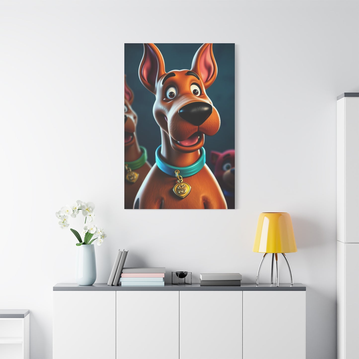 Scooby-Doo (TV Series) Characters Art Refined Canvas Wall Art & Canvas Print