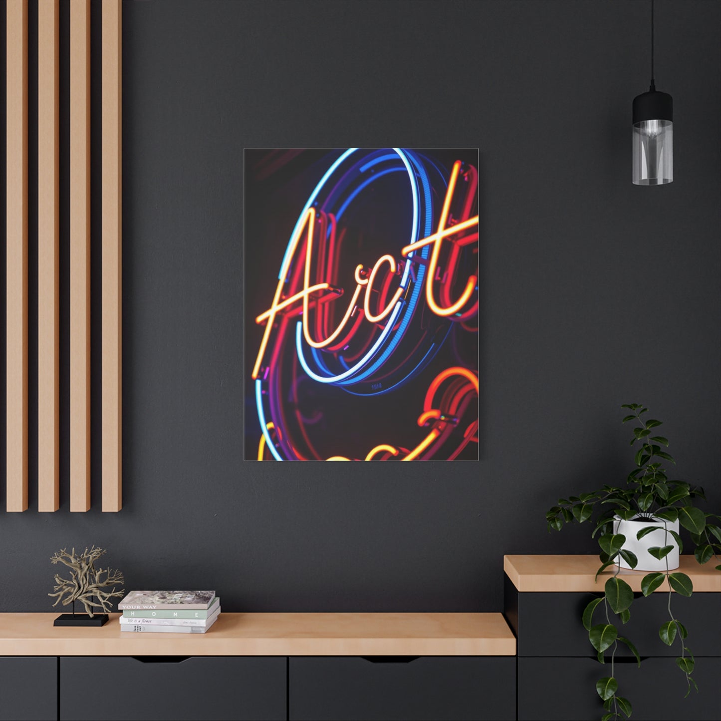 Ethereal Neon Reverie Wall Art & Canvas Print