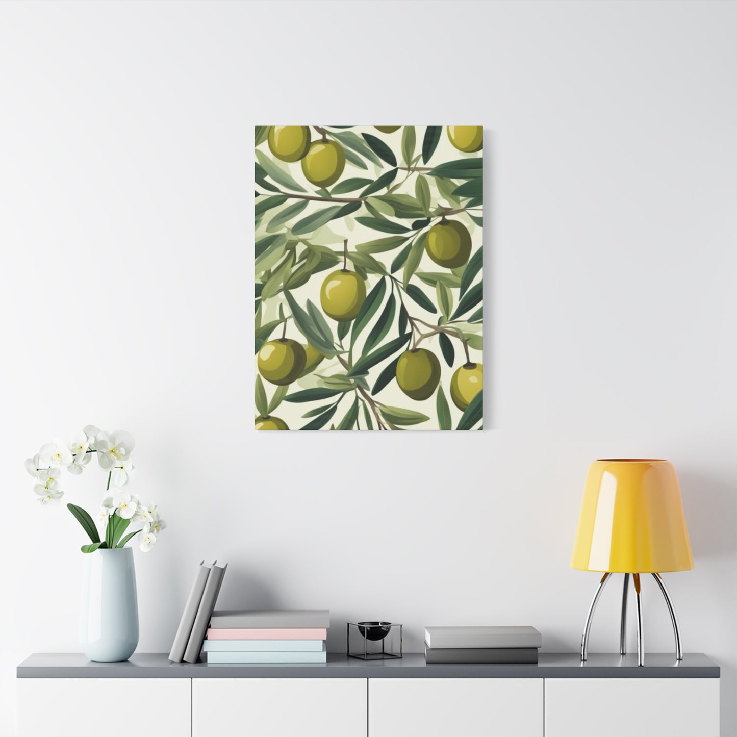 Olive Green Fruits Wall Art & Canvas Prints