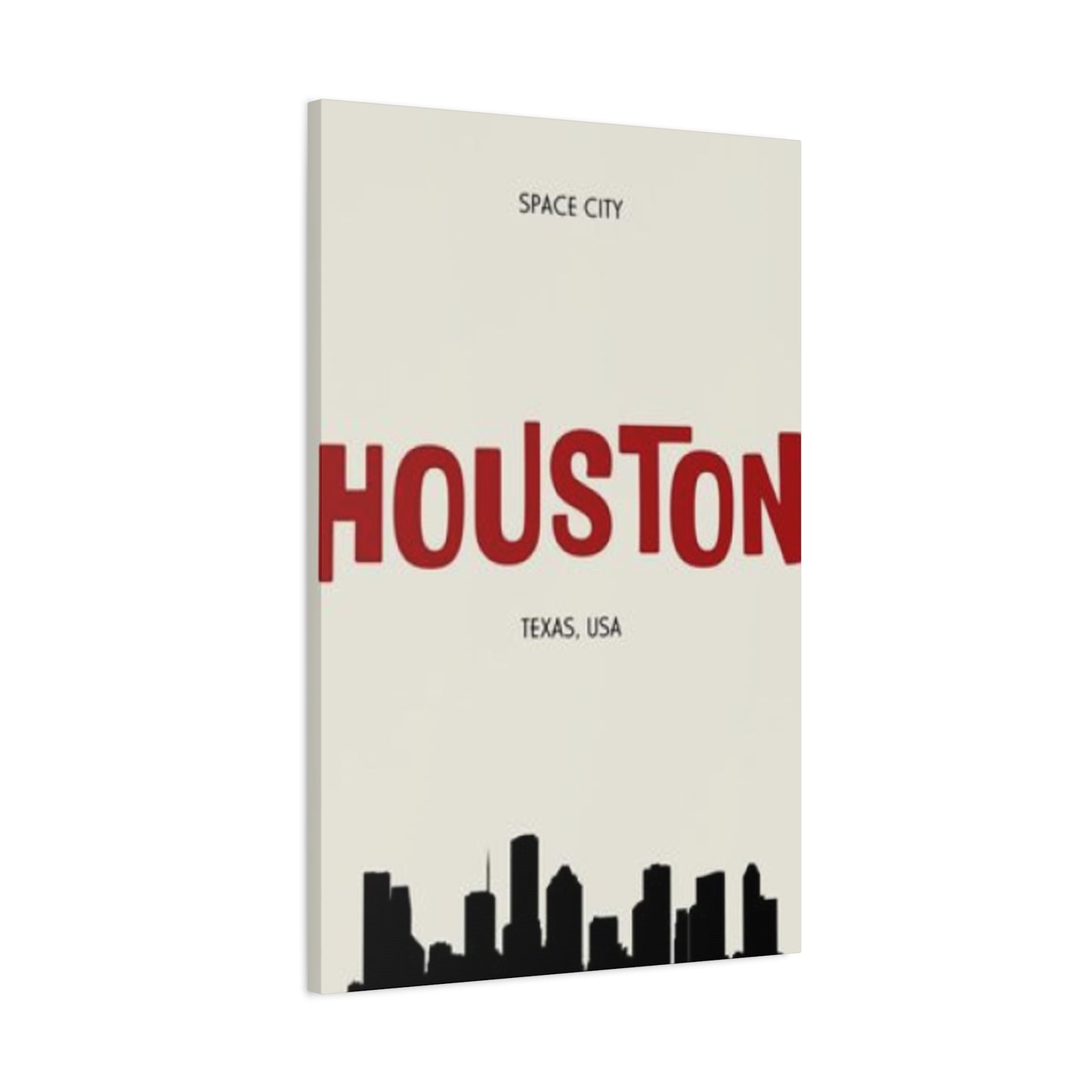 Aesthetic Houston Skyline Silhouette Wall Art & Canvas Prints