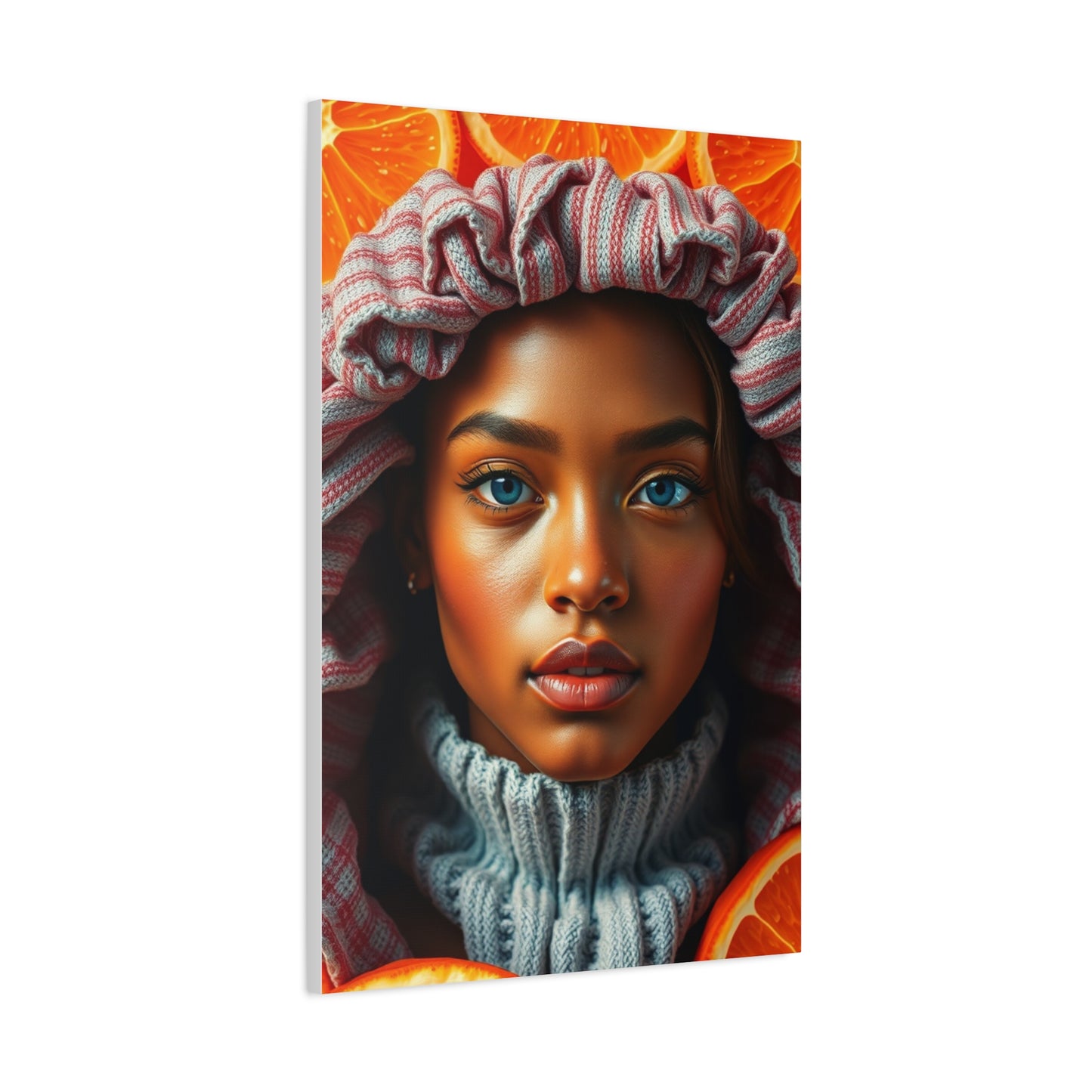 Radiant Apricot Impression Wall Art & Canvas Print