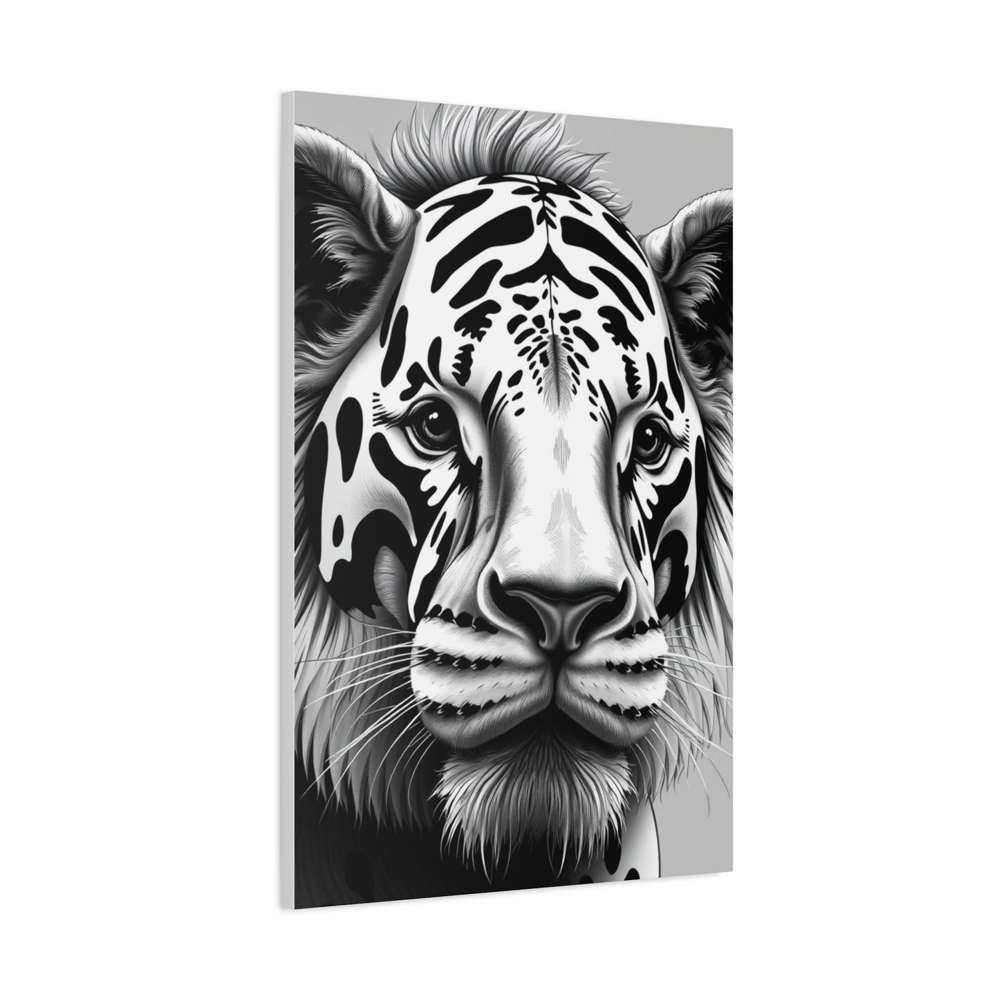 Black and White Illustrations Art Supreme Canvas Wall Art & Canvas Print