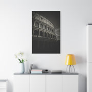 Roman Colosseum Architectural Black & White Wall Art & Canvas Print