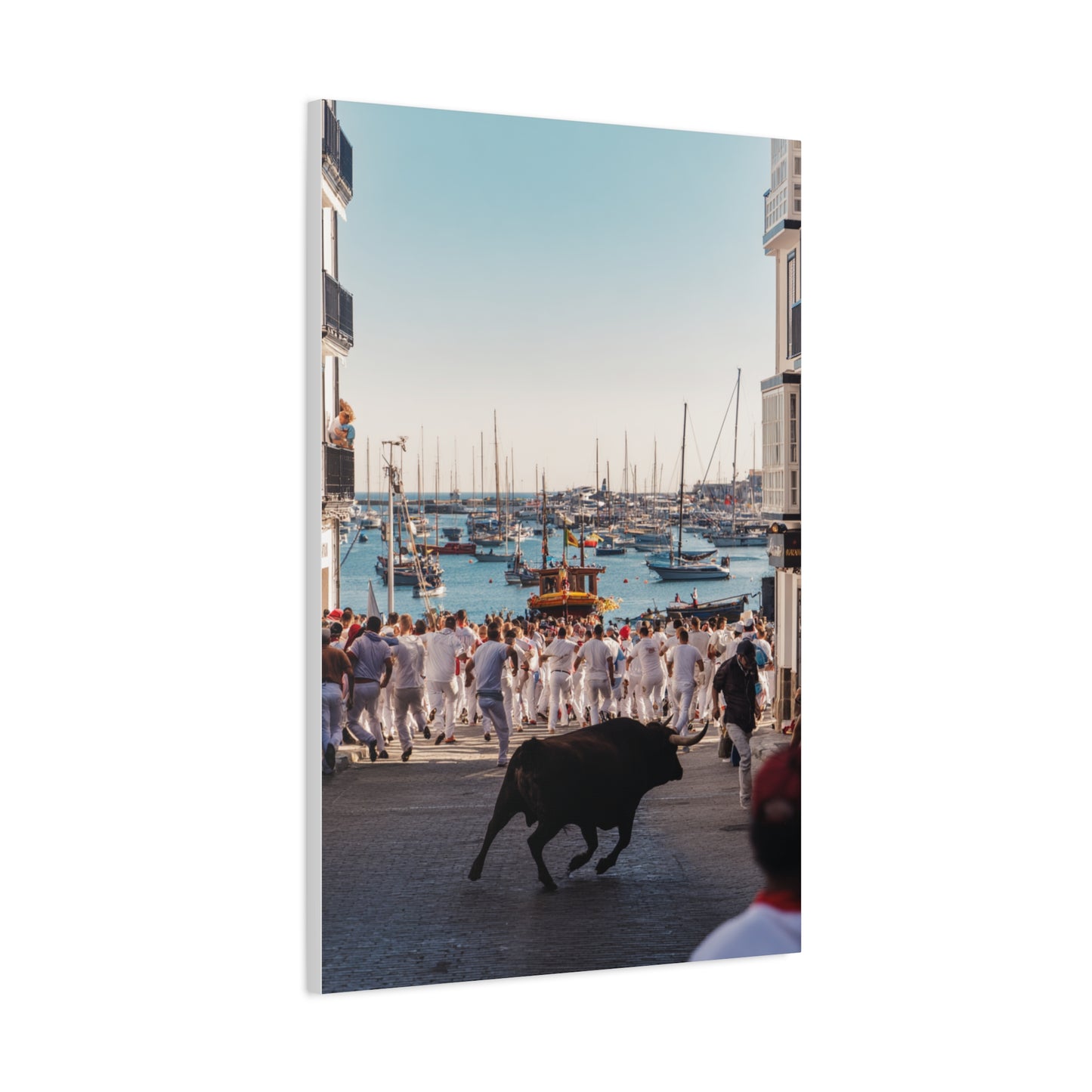 Bous a la Mar Coastal Bull Festival Wall Art & Canvas Print