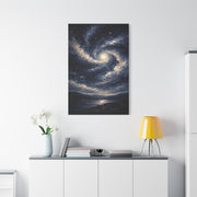 Cosmic Spiral Night Sky Wall Art & Canvas Print