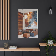 Luxury Earth Abstract Hotel Lobby Wall Art & Canvas Print