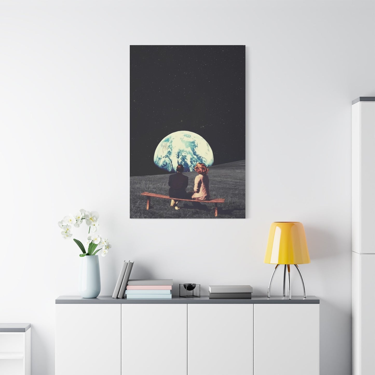 Earth from Moon Wall Art & Canvas Prints