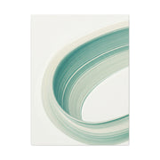 Teal Curve Minimal Abstract Wall Art & Canvas Prints