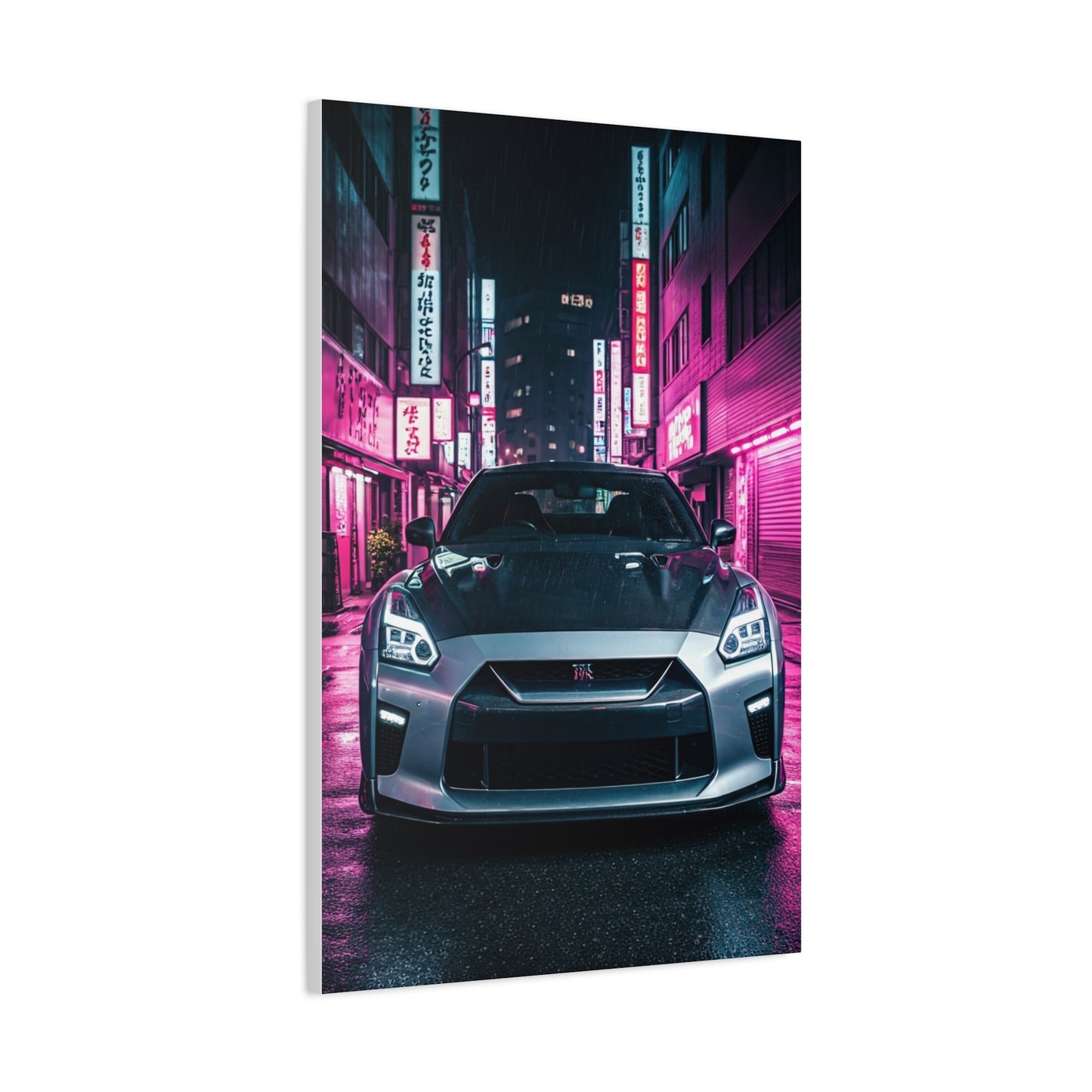 Nissan GT-R R35 Tokyo Neon Nights Wall Art & Canvas Prints