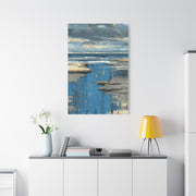 Coastal Horizon Abstract Seascape Wall Art & Canvas Print