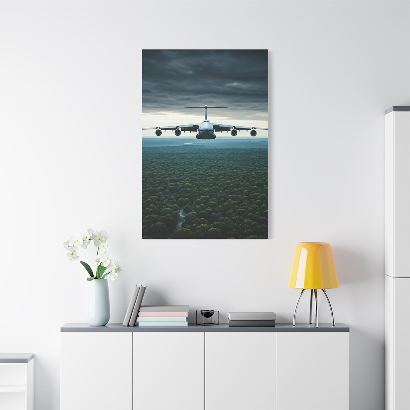 Aircraft Over Endless Forest Wall Art & Canvas Prints