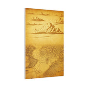 Vintage Compass Journey Map Wall Art & Canvas Prints