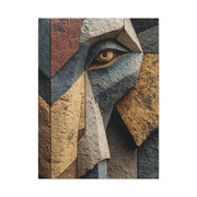 Geometric Elephant Faceted Portrait Wall Art & Canvas Print