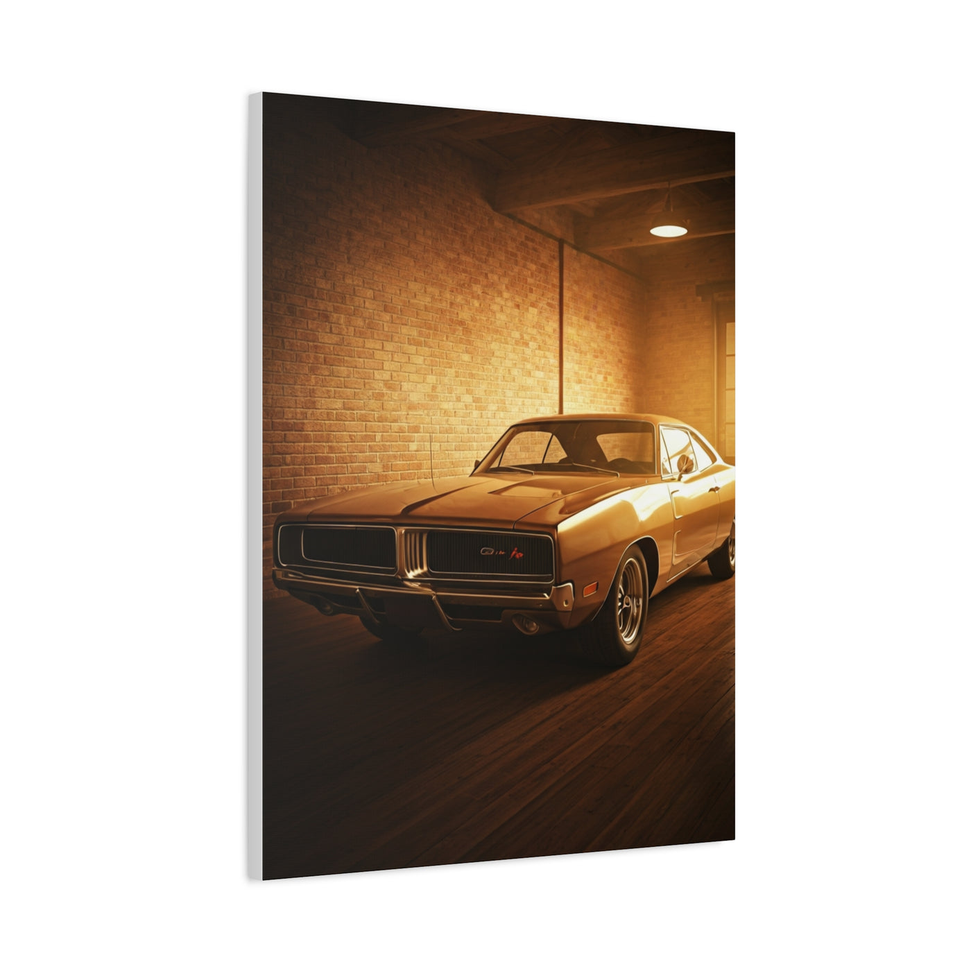 Dodge Charger R/T Restoration Garage Wall Art & Canvas Prints
