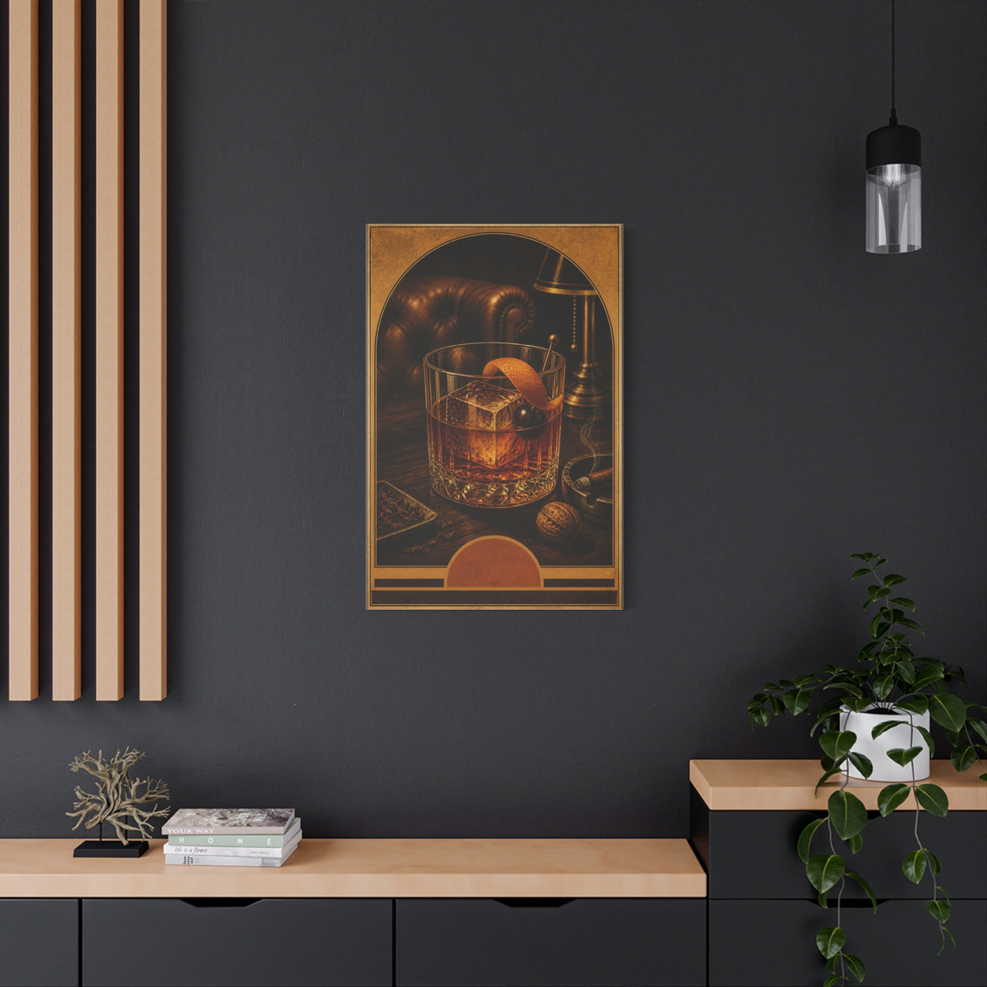 Old Fashioned Gentleman’s Club Poster Wall Art & Canvas Print