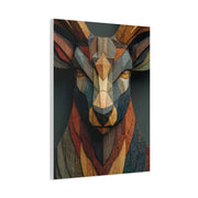 Geometric Mosaic Stag Wall Art & Canvas Print
