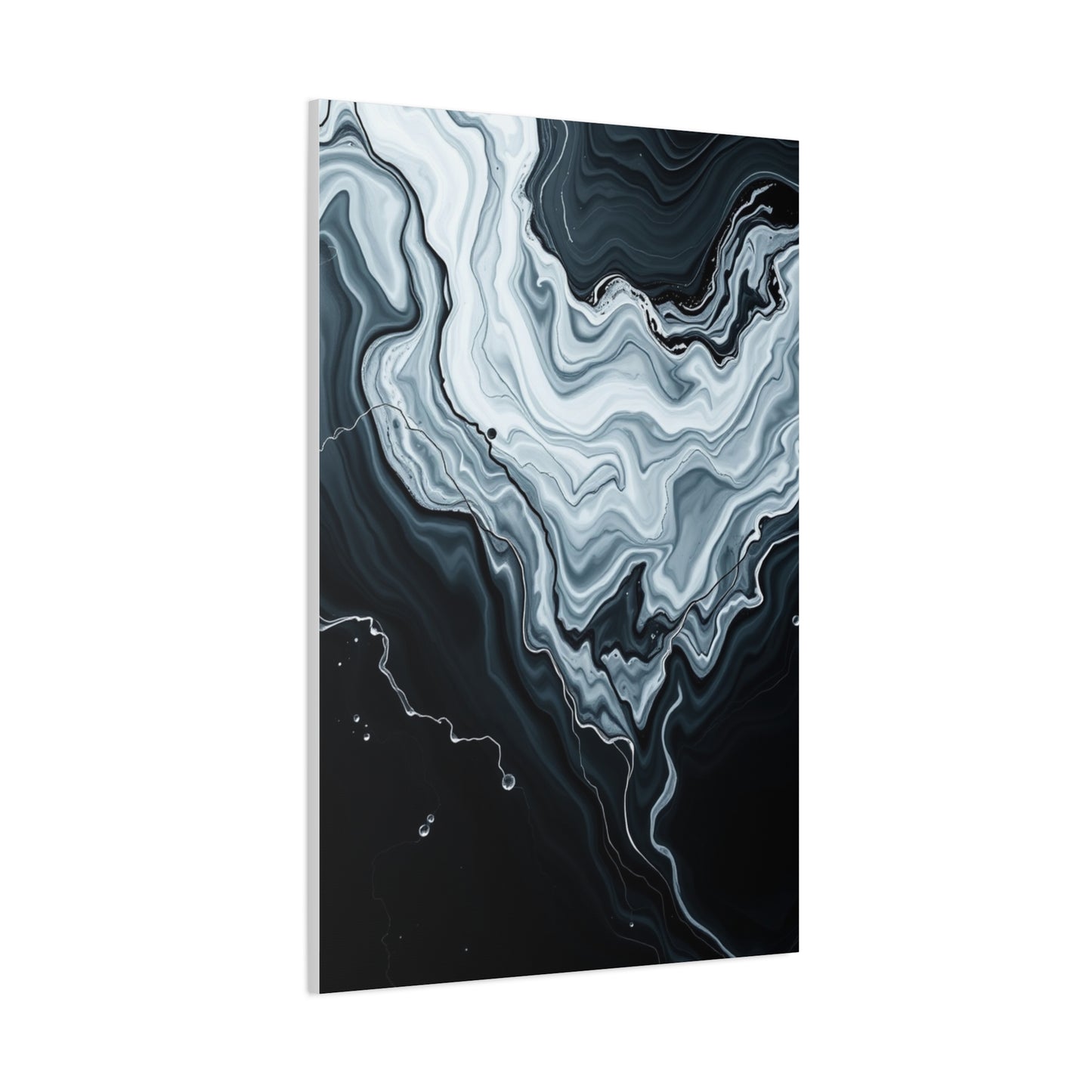 Black and White Abstract Art Supreme Canvas Wall Art & Canvas Print