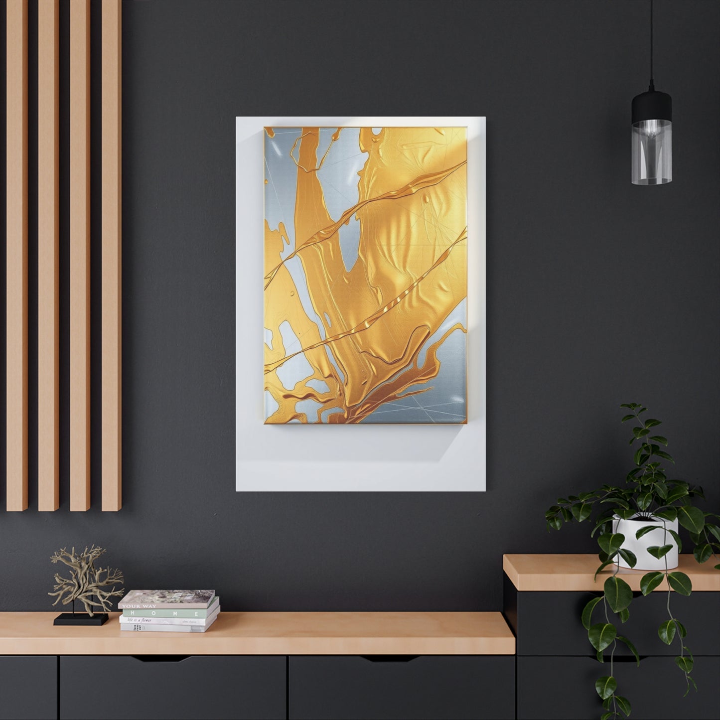 Gold & Silver Canvas Art Supreme Gallery Canvas  Wall Art & Canvas Print