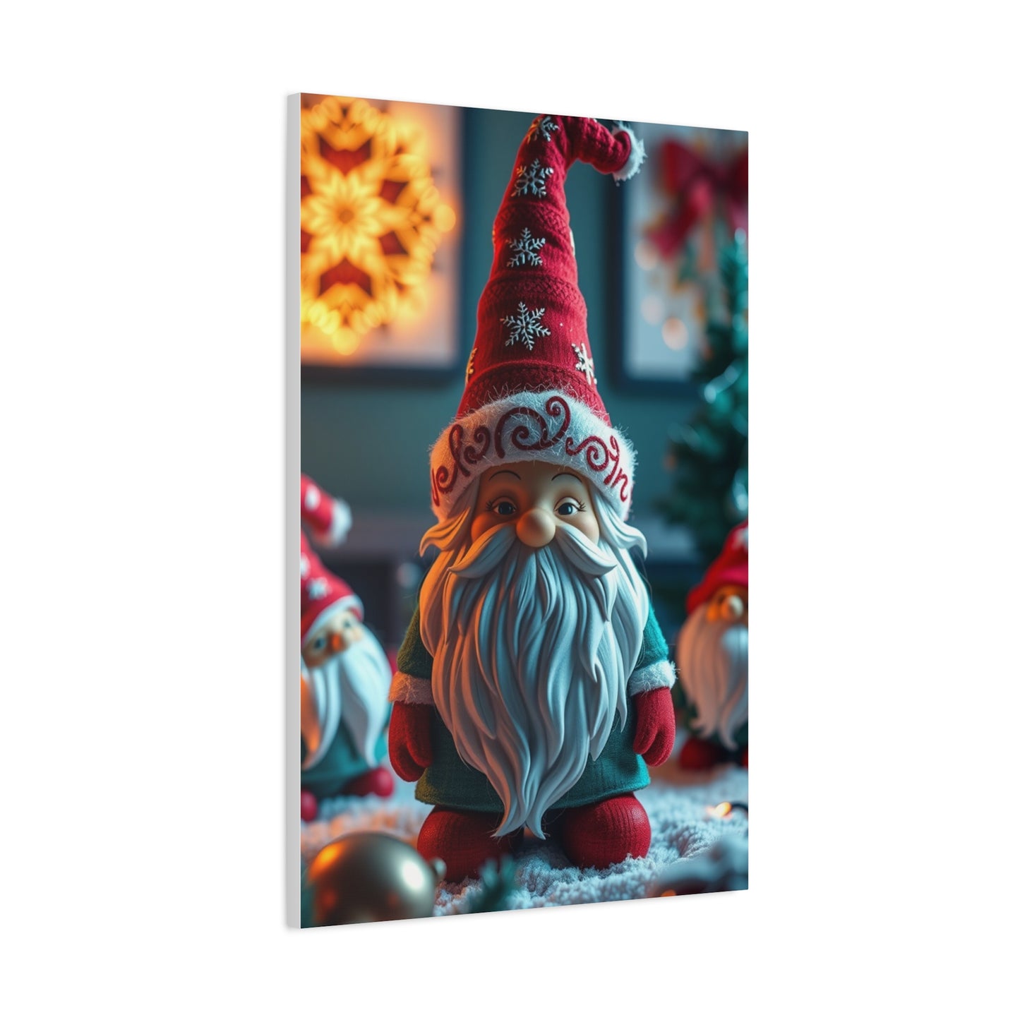Supreme Christmas Gnome Art Beautiful Collection Wall Art & Canvas Print