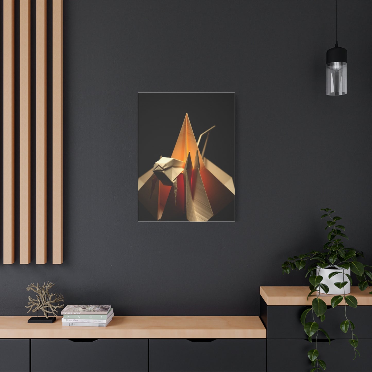 Hidden Origami Splendor Wall Art & Canvas Print