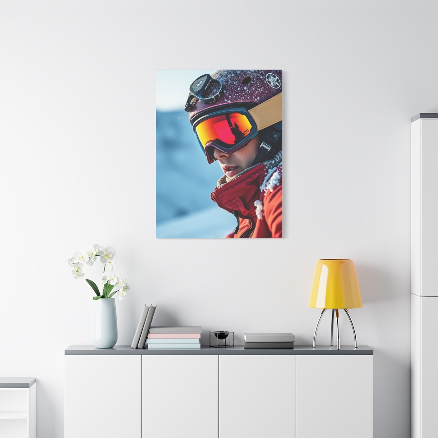 Skiing Art Supreme Canvas Wall Art & Canvas Print