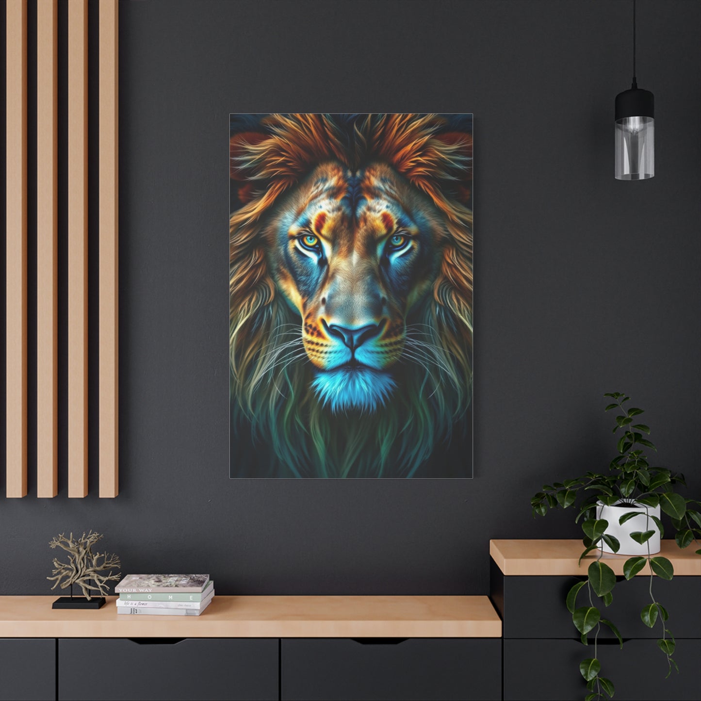 Imperial Majesty in Brushstrokes Wall Art & Canvas Print