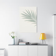 Soft Palm Frond Shadow Minimal Wall Art & Canvas Prints