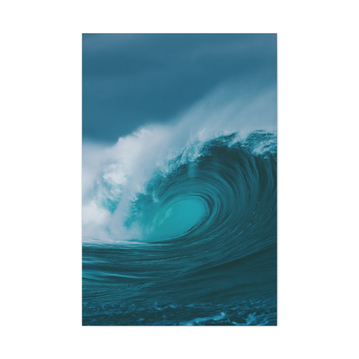 Powerful Ocean Wave Motion Wall Art & Canvas Print