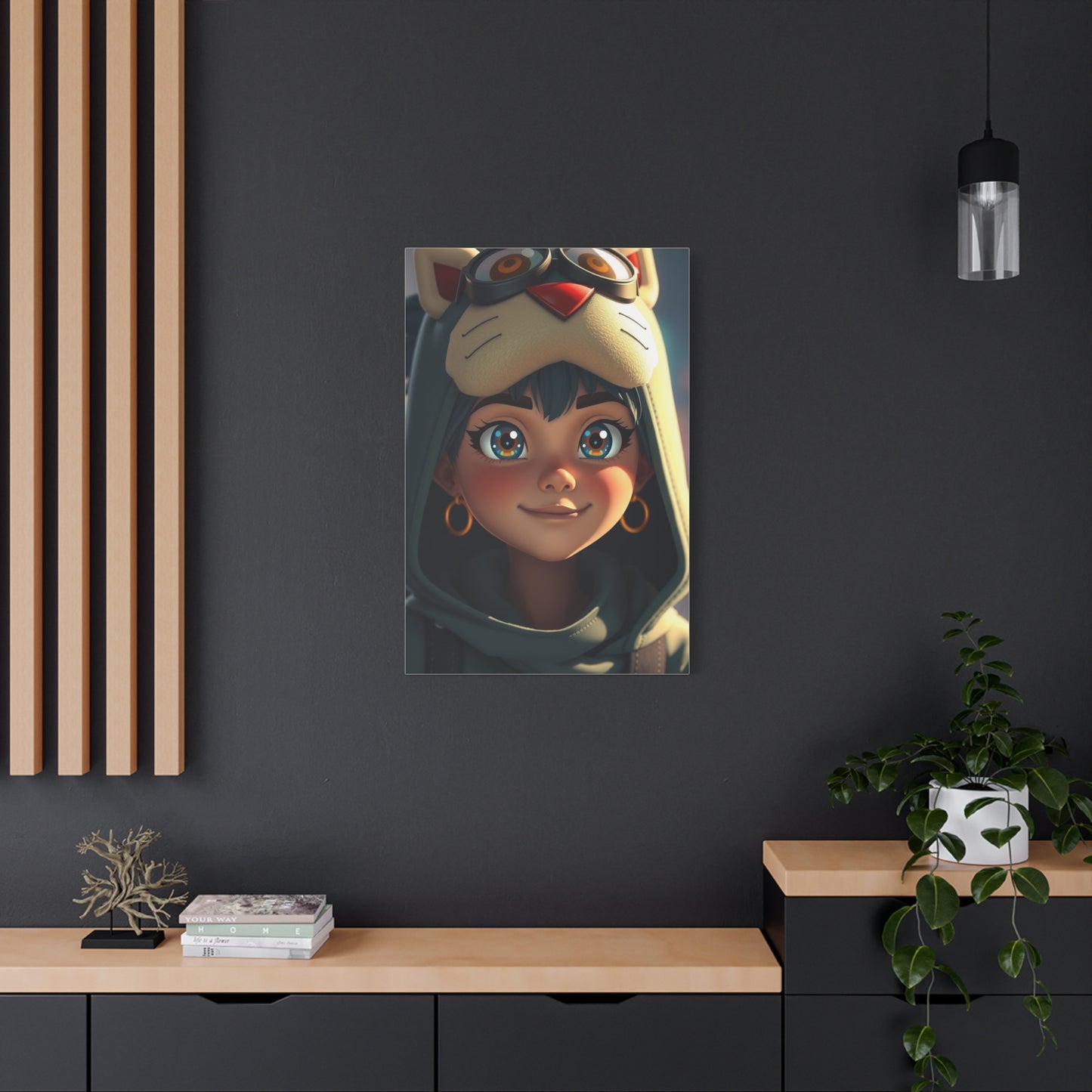 Graceful Doodle Artistry Wall Art & Canvas Print