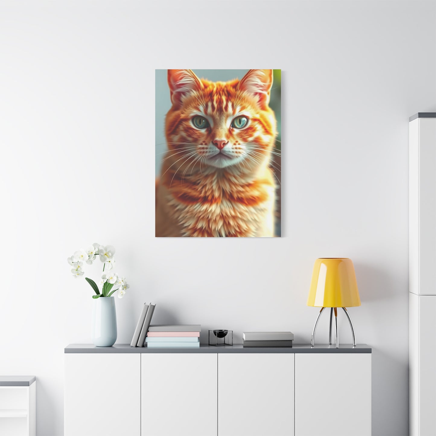 Orange Cat Art Supreme Canvas Wall Art & Canvas Print