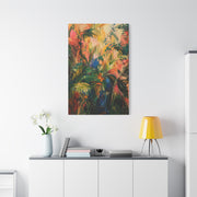 Abstract Expressionist Jungle Energy Tropical Wall Art & Canvas Print