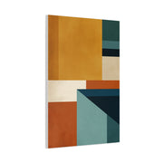Mid Century Modern Geometric Color Block Wall Art & Canvas Print