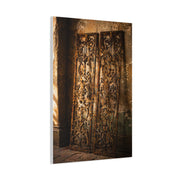 Wrought Iron Shutter Study Wall Art & Canvas Print