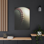 Close-Up Baseball Stitch Detail Wall Art & Canvas Prints