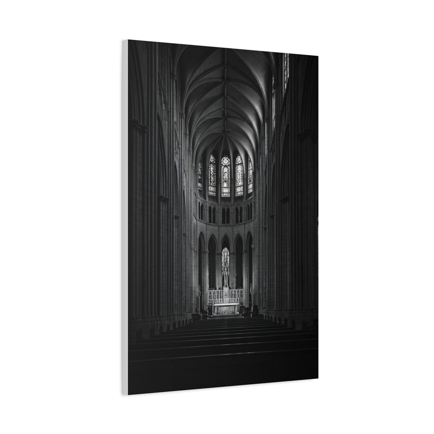 Gothic Cathedral Nave Light Wall Art & Canvas Prints