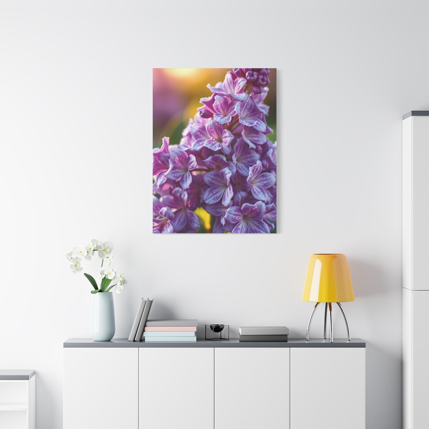 Lilac Flower Art Refined Canvas Wall Art & Canvas Print