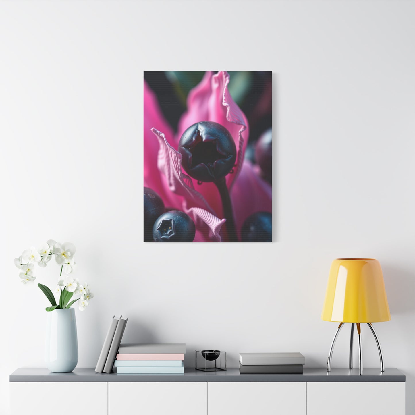 Masterpiece Blush and Blueberry Art Vision Wall Art & Canvas Print